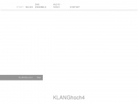 klanghoch4.de Webseite Vorschau