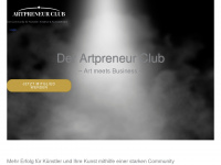 artpreneur-club.com Webseite Vorschau