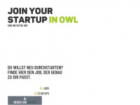 startup-jobs-owl.de Webseite Vorschau