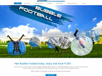 bubble-football.co.uk Webseite Vorschau