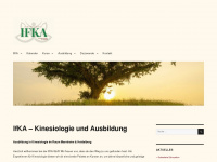 kinesiologie-ifka.de Webseite Vorschau