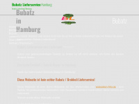 bubatz-lieferservice.de Webseite Vorschau