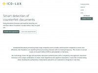 ico-lux.com Webseite Vorschau