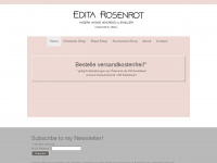 editarosenrot.com Webseite Vorschau