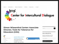 centerforinterculturaldialogue.org Webseite Vorschau