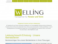 welling-fenster-tueren.de Webseite Vorschau