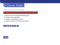 cleverdialer.app Webseite Vorschau