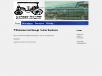garagerohrer.ch Webseite Vorschau