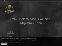 majestros-pizza.de Webseite Vorschau