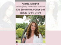andrea-stefanie.com Webseite Vorschau