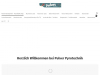 pulver-pyrotechnik.de Webseite Vorschau
