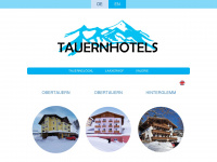 tauernhotels.com Webseite Vorschau