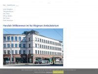 wegmanambulatorium.ch Webseite Vorschau