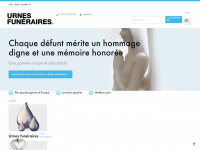 urnes-funeraires.shop Webseite Vorschau