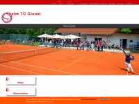 tennisclub-gleuel.de Webseite Vorschau