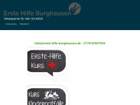 erste-hilfe-burghausen.de Webseite Vorschau