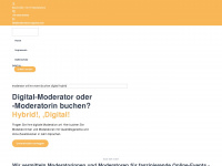 digital-moderator.de Webseite Vorschau