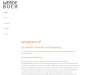 werdebuch.org Webseite Vorschau