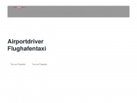 airportdriver-flughafentaxi.at Webseite Vorschau