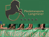 pferdetransporte-langmeier.de Webseite Vorschau