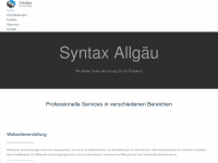 syntax-allgaeu.de Webseite Vorschau
