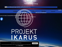 projektikarus.de Webseite Vorschau