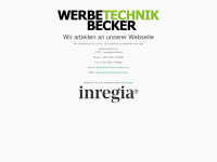werbetechnik-becker.com Webseite Vorschau