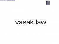 vasak.law Webseite Vorschau