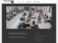 bruegger-mechanik.ch Webseite Vorschau