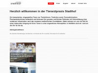 tierarzt-stadthof.ch Webseite Vorschau