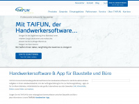 taifun-software.at Webseite Vorschau