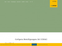 coopera-beteiligungen.ch Webseite Vorschau