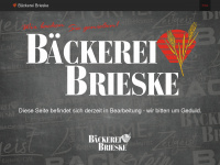 baeckereibrieske.de Webseite Vorschau