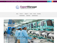 exportmanager-online.de Webseite Vorschau