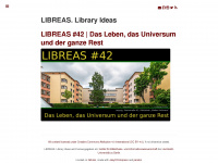libreas.eu Webseite Vorschau