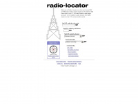 radio-locator.com Webseite Vorschau