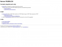 rubin.ch Webseite Vorschau