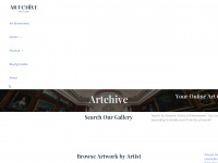 artchive.com Webseite Vorschau