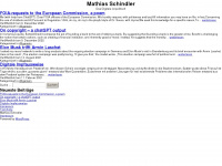 mathias-schindler.de Webseite Vorschau