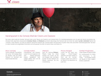 the-clown.de Webseite Vorschau