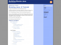 buildingblocksjava.com Webseite Vorschau