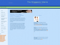 singapore-interns.com Webseite Vorschau