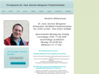 dr-buengener.de Webseite Vorschau