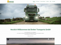 dreher-transporte.de Webseite Vorschau