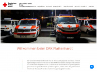 drk-plattenhardt.de Webseite Vorschau