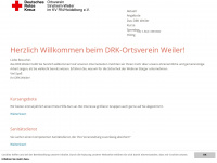 drk-weiler.de Webseite Vorschau