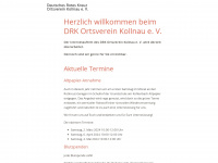 drk-kollnau.de Webseite Vorschau