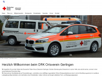 drk-gerlingen.org Webseite Vorschau
