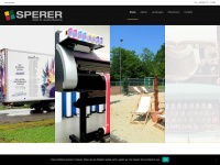 sperer.com Webseite Vorschau