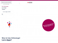 guetesiegel-lernapps.at Webseite Vorschau